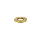 Satco 90-004 Brass Round Knurled Locknut
