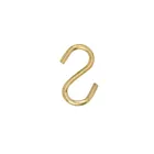 Satco 90-010 Brass Plated S-Hooks