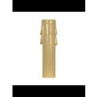 Satco 90-1512 Antique Gold Plastic Drip Candle Cover