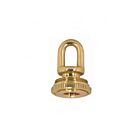 Satco 90-1572 Cast Brass Screw Collar Loop With Ring