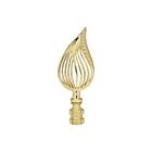 Satco 90-1743 Leaf Brass Finial
