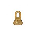Satco 90-2296 Cast Brass Screw Collar Loop with Ring