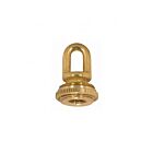 Satco 90-2297 Cast Brass Screw Collar Loop With Ring