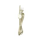 Satco 90-2310 Clear Silver 8' Cord Set