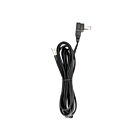 Satco 90-2321 Black 8' Flat Plug Cord Set
