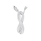 Satco 90-2413 White 10' Heavy Duty Cord Set