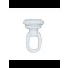 Satco 90-2422 White 1/8 IP Screw Collar Loop