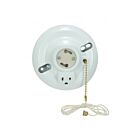 Satco 90-2483 GU24 Fluorescent White Phenolic Receptacle