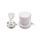 Satco 90-2631 18W White Squat Keyless Fluorescent Ceiling Fixture
