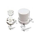 Satco 90-2632 18W White Squat Pull Chain Fluorescent Ceiling Fixture