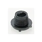 Satco 90-328 Black 1/8 Male Plastic Bushing
