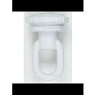 Satco 90-338 White 1/4 IP Matching Screw Collar Loop