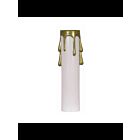 Satco 90-352 White Plastic Drip Candle Cover