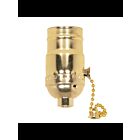 Satco 90-411 Brite Gilt On-Off Pull Chain Socket