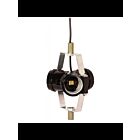 Satco 90-463 Black Phenolic 3-Light Cluster Socket