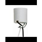 Satco 90-466 Glass Keyless Porcelain Socket With Hickey