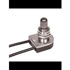Satco 90-507 Nickel Plated On-Off Metal Rotary Switch