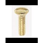 Satco 90-538 Brass Plated Steel Switchplate Screw