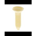 Satco 90-539 Ivory Plastic Switchplate Screw