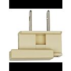 Satco 90-716 Ivory Slide Plug