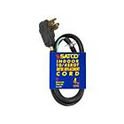 Satco 93-5031 4 Wire Black Round Cord