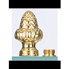 Satco S70-133 Brass Brass Finial Acorn Knob