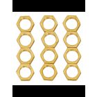 Satco S70-172 12 Brass 1/8 IPS Locknuts