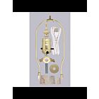 Satco S70-266 Polished Brass Create-A-Lamp Kit