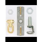 Satco S70-350 Antique Brass Screw Collar Loop Kit