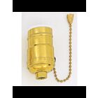 Satco S70-411 Brite Gilt Standard Socket With Pull Chain