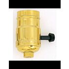 Satco S70-421 Brite Gilt 3 Wire Socket With Turn Knob