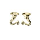 Satco S70-451 Brass Double Hook Set
