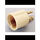 Satco S70-544 Ivory Bakelite Socket Adapter