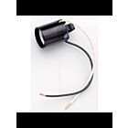 Satco S70-556 Black Keyless Snap-In Medium Base Socket