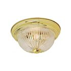 Nuvo Lighting SF76-092 2-Lights 120W Polished Brass Ceiling Flush Mount