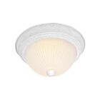 Nuvo Lighting SF76-133 2-Lights 120W Textured White Ceiling Flush Mount