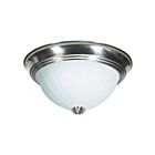 Nuvo Lighting SF76-245 3-Lights 180W Brushed Nickel Ceiling Flush Mount