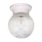Nuvo Lighting SF76-257 1-Light 60W White Ceiling Ball Flush Mount