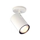 Nuvo Lighting SF76-418 1-Light 50W White Cylinder Flush Mount
