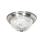Nuvo Lighting SF76-609 2-Lights 120W Brushed Nickel Ceiling Flush Mount