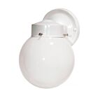Nuvo Lighting SF76-704 1-Light 60W Gloss White Outdoor Wall Fixture