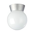 Nuvo Lighting SF77-152 1-Light 60W Satin Aluminum Flush Mount