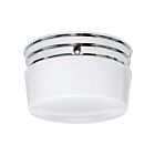 Nuvo Lighting SF77-343 2-Lights 120W Polished Chrome Medium Ceiling Drum Flush Mount