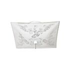 Nuvo Lighting SF77-392 2-Lights 120W White Square Ceiling Flush Mount