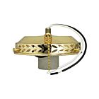 Satco SF77-462 Brass Fin Wired Fan Kit Candelabra