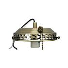 Satco SF77-466 Antique Brass Wired Fan Kit Candelabr