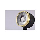 Satco TH635 Matte Black/Brushed Brass LED Track Head