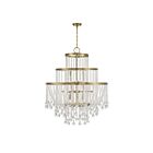 Savoy House Luna 1-1868-15-322 15-Lights 900W Warm Brass Chandelier