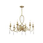 Savoy House Fairchild 1-2700-6-322 6-Lights 360W Warm Brass Chandelier