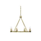 Savoy House Essentials Middleton 1-308-8-322 8-Lights 480W Warm Brass Chandelier